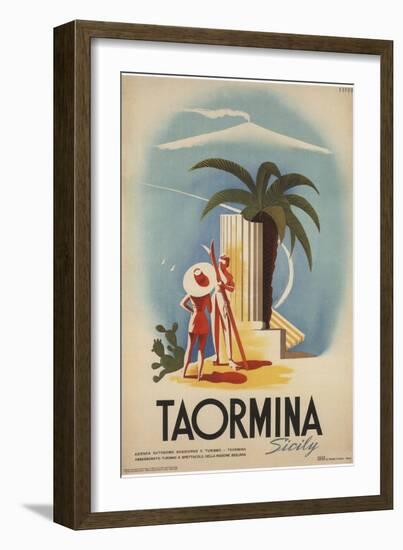 Taormina, Sicily-null-Framed Giclee Print