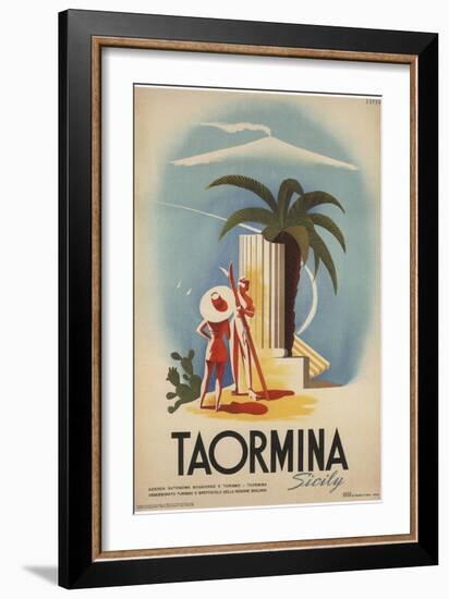 Taormina, Sicily-null-Framed Giclee Print