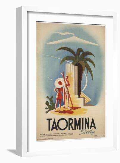 Taormina, Sicily-null-Framed Giclee Print