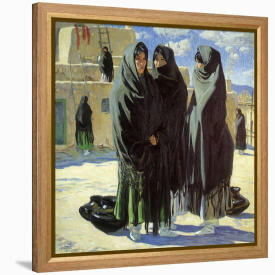 Taos Girls, 1916-Walter Ufer-Framed Premier Image Canvas