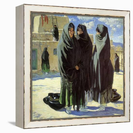 Taos Girls, 1916-Walter Ufer-Framed Premier Image Canvas