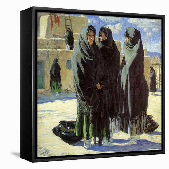 Taos Girls, 1916-Walter Ufer-Framed Premier Image Canvas