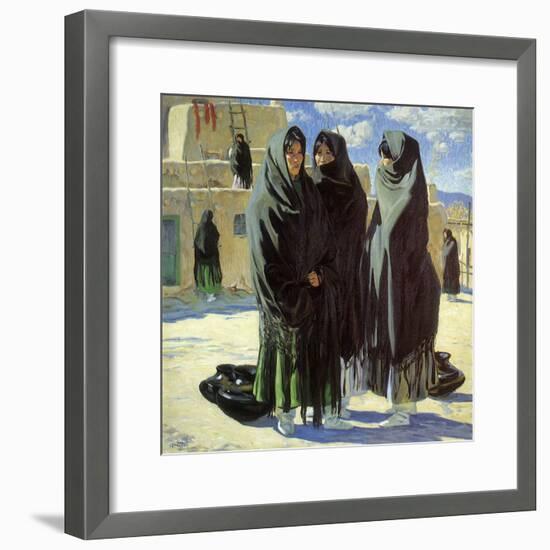 Taos Girls, 1916-Walter Ufer-Framed Giclee Print