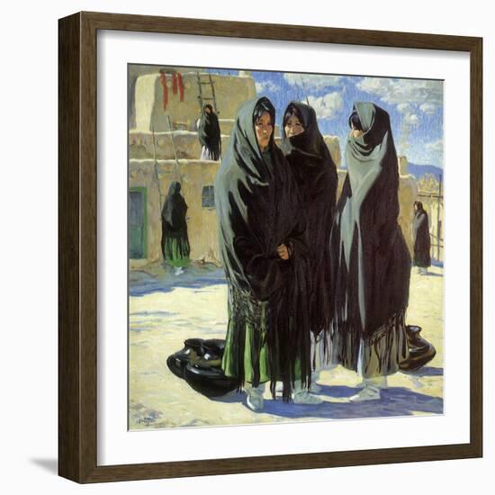 Taos Girls, 1916-Walter Ufer-Framed Giclee Print