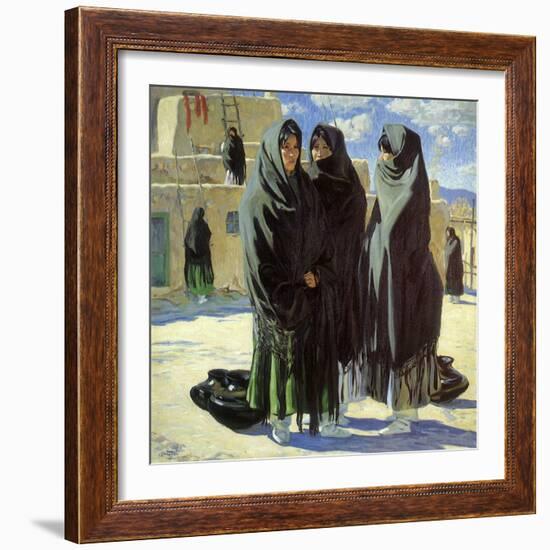 Taos Girls, 1916-Walter Ufer-Framed Giclee Print