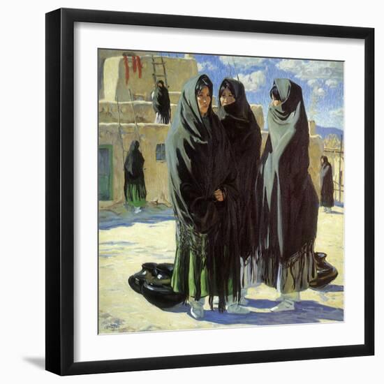 Taos Girls, 1916-Walter Ufer-Framed Giclee Print