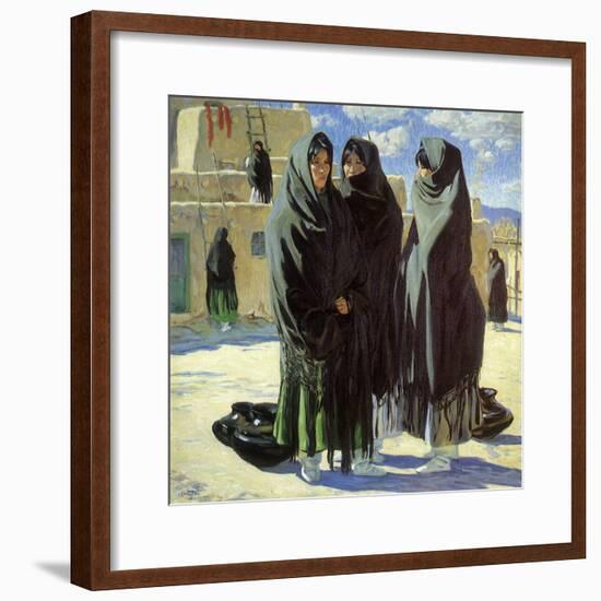 Taos Girls, 1916-Walter Ufer-Framed Giclee Print