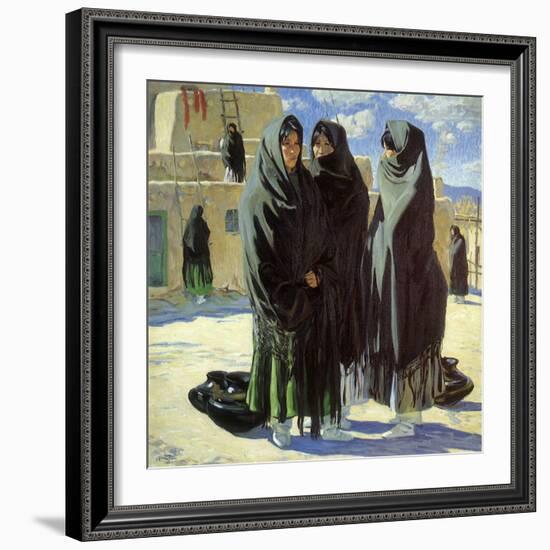 Taos Girls, 1916-Walter Ufer-Framed Giclee Print