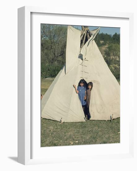 Taos Indian Pueblo, New Mexico, USA-Adam Woolfitt-Framed Photographic Print