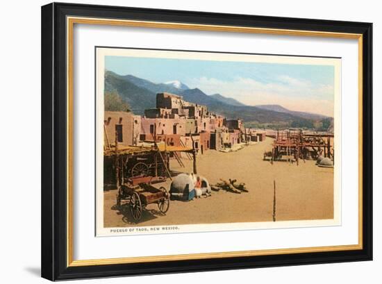 Taos Pueblo, New Mexico-null-Framed Art Print