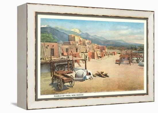 Taos Pueblo, New Mexico-null-Framed Stretched Canvas