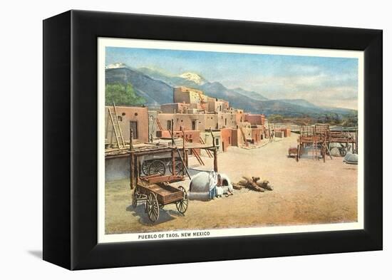 Taos Pueblo, New Mexico-null-Framed Stretched Canvas