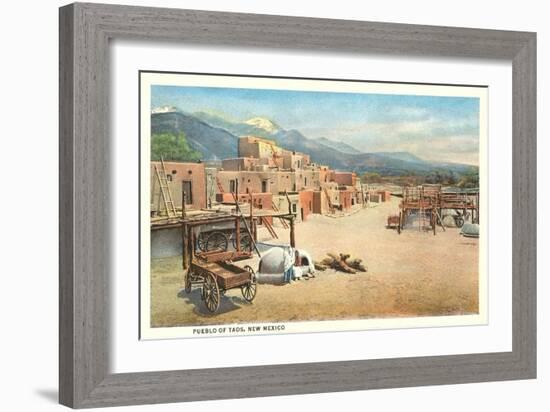 Taos Pueblo, New Mexico-null-Framed Art Print