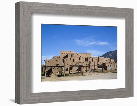 Taos Pueblo, Pueblo Dates to 1000 Ad, New Mexico, United States of America, North America-Richard Maschmeyer-Framed Photographic Print