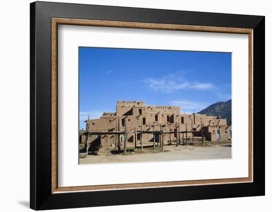 Taos Pueblo, Pueblo Dates to 1000 Ad, New Mexico, United States of America, North America-Richard Maschmeyer-Framed Photographic Print