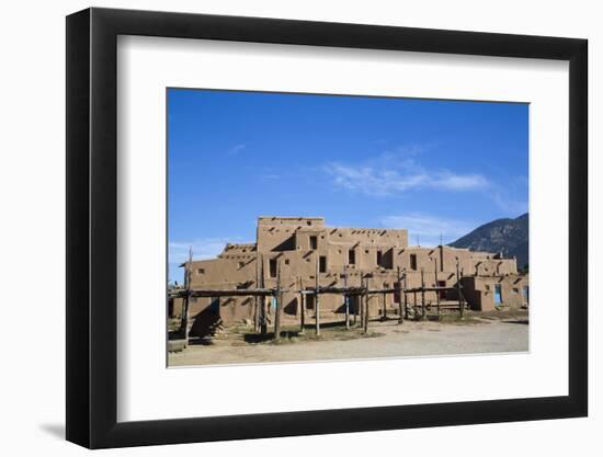 Taos Pueblo, Pueblo Dates to 1000 Ad, New Mexico, United States of America, North America-Richard Maschmeyer-Framed Photographic Print