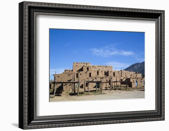 Taos Pueblo, Pueblo Dates to 1000 Ad, New Mexico, United States of America, North America-Richard Maschmeyer-Framed Photographic Print