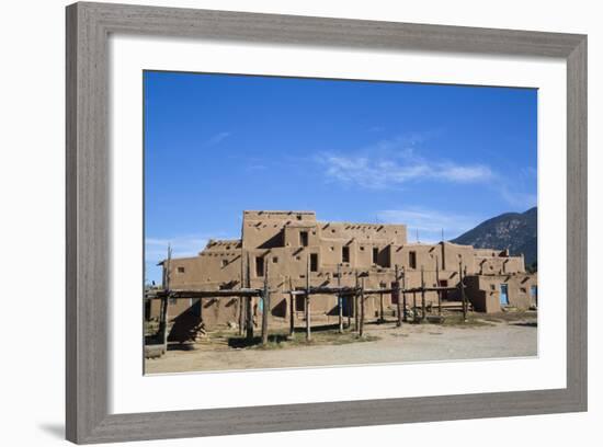 Taos Pueblo, Pueblo Dates to 1000 Ad, New Mexico, United States of America, North America-Richard Maschmeyer-Framed Photographic Print