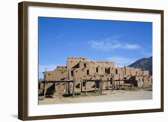 Taos Pueblo, Pueblo Dates to 1000 Ad, New Mexico, United States of America, North America-Richard Maschmeyer-Framed Photographic Print