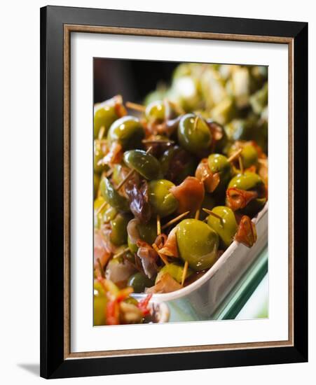 Tapas, Mercado De San Miguel, Madrid, Spain-Walter Bibikow-Framed Photographic Print