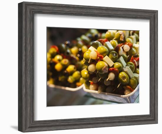 Tapas, Mercado De San Miguel, Madrid, Spain-Walter Bibikow-Framed Photographic Print