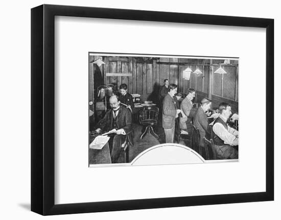 Tape and telegraph room of the Daily Express newspaper, London, c1900 (1903)-Unknown-Framed Photographic Print
