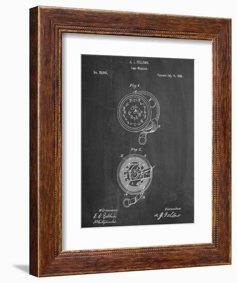 Tape Measure Patent-null-Framed Art Print