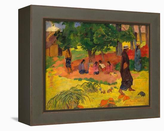 Taperaa Mahana, 1892-Paul Gauguin-Framed Premier Image Canvas