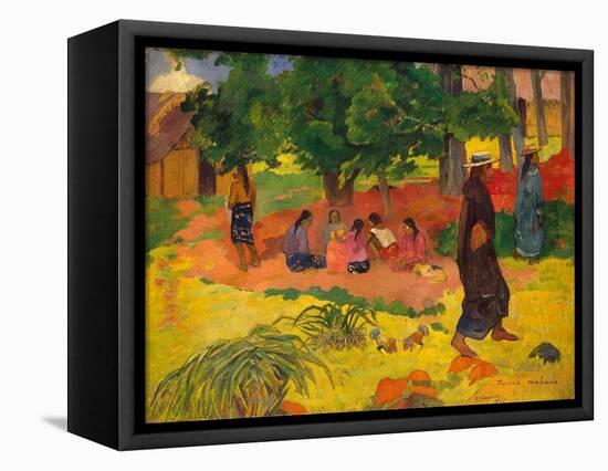 Taperaa Mahana, 1892-Paul Gauguin-Framed Premier Image Canvas