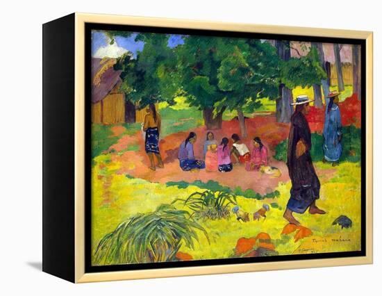 Taperaa Mahana, (Late Afternoo), 1892-Paul Gauguin-Framed Premier Image Canvas