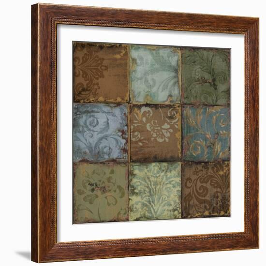 Tapestry Tiles II-Daphné B.-Framed Giclee Print