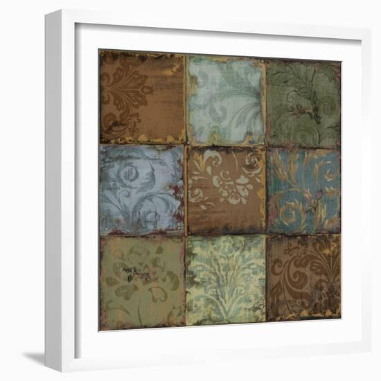 Tapestry Tiles II-Daphné B.-Framed Giclee Print