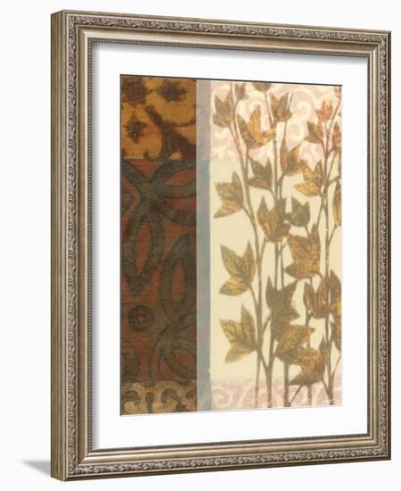 Tapestry with Leaves II-Norman Wyatt Jr.-Framed Art Print
