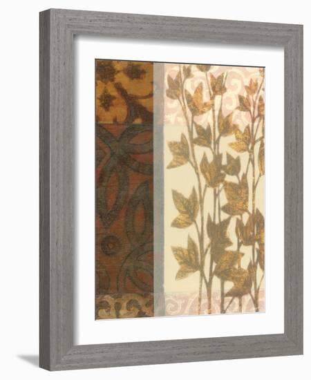 Tapestry with Leaves II-Norman Wyatt Jr.-Framed Art Print