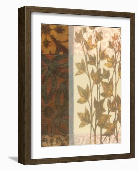 Tapestry with Leaves II-Norman Wyatt Jr.-Framed Art Print