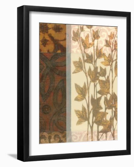 Tapestry with Leaves II-Norman Wyatt Jr.-Framed Art Print