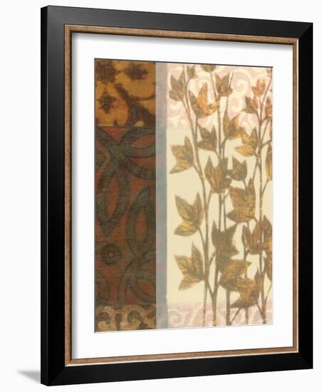 Tapestry with Leaves II-Norman Wyatt Jr.-Framed Art Print