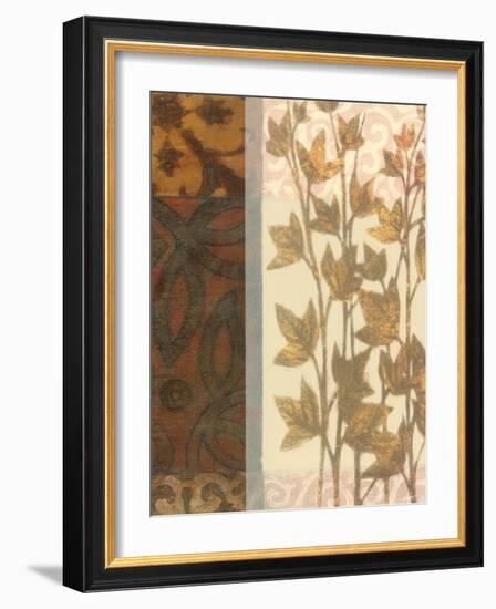 Tapestry with Leaves II-Norman Wyatt Jr.-Framed Art Print