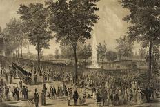 Water Celebration on the Commons - 1848-Tappan & Bradford-Framed Art Print