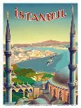 Istanbul, Turkey - Through the Minarets of a Mosque-Tar?k Uzmen-Mounted Art Print