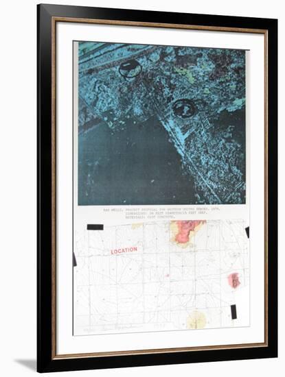 Tar Wells-Dennis Oppenheim-Framed Limited Edition