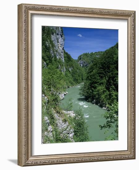 Tara Canyon and Tara River, Tramontana, Montenegro, Europe-Stuart Black-Framed Photographic Print