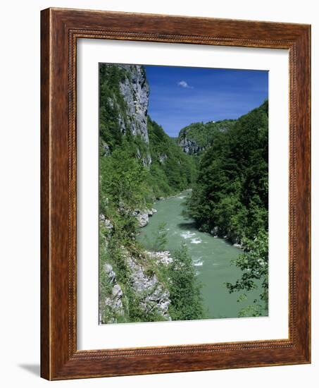 Tara Canyon and Tara River, Tramontana, Montenegro, Europe-Stuart Black-Framed Photographic Print