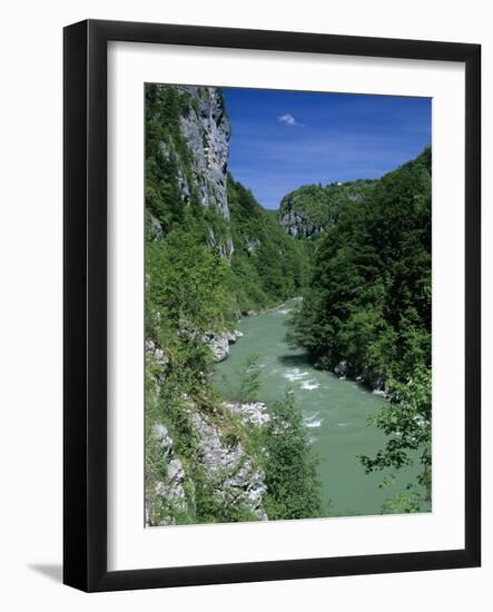 Tara Canyon and Tara River, Tramontana, Montenegro, Europe-Stuart Black-Framed Photographic Print