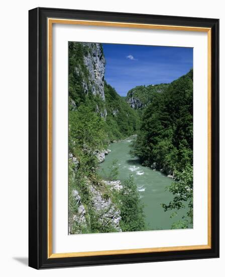 Tara Canyon and Tara River, Tramontana, Montenegro, Europe-Stuart Black-Framed Photographic Print