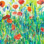 Stately Red Poppies III-Tara Grim-Stretched Canvas