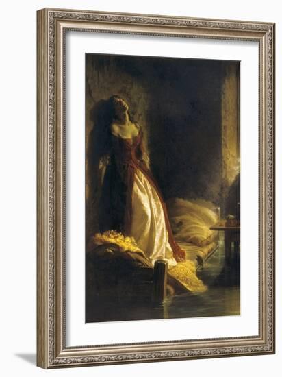 Tarakanova in the Flood-Konstantin Dmitrievich Flavitsky-Framed Art Print