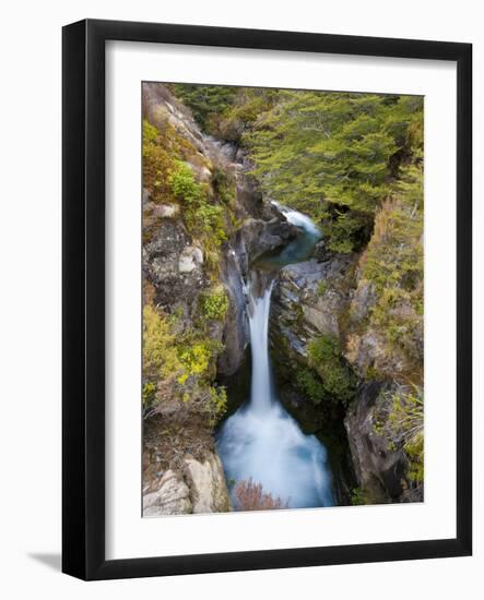 Taranaki Falls, Tongariro National Park, UNESCO World Heritage Site, North Island, New Zealand, Pac-Ben Pipe-Framed Photographic Print