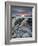 Taransay at Sunset from the Rocky Shore at Scarista, Isle of Harris, Outer Hebrides, Scotland, UK-Lee Frost-Framed Photographic Print