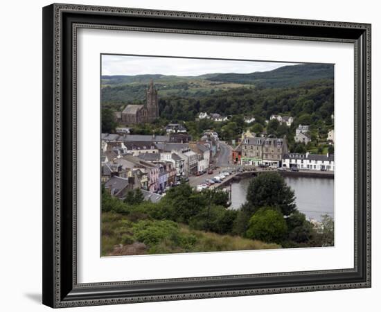 Tarbert Centre, East Loch Tarbert, Argyll, Scotland, United Kingdom, Europe-David Lomax-Framed Photographic Print